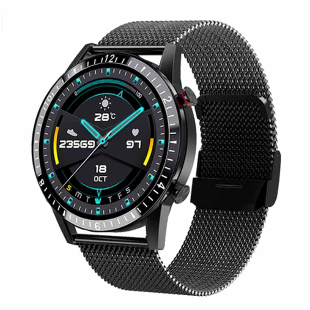 Smartwatches, monitor aktywności, pulsometr, zegarek fitness dla mężczyzn i kobiet, krokomierz, stoper, do aktywności na świeżym powietrzu, sportowy smartwatch do systemu Android/iOS, czarny, Bransoletka