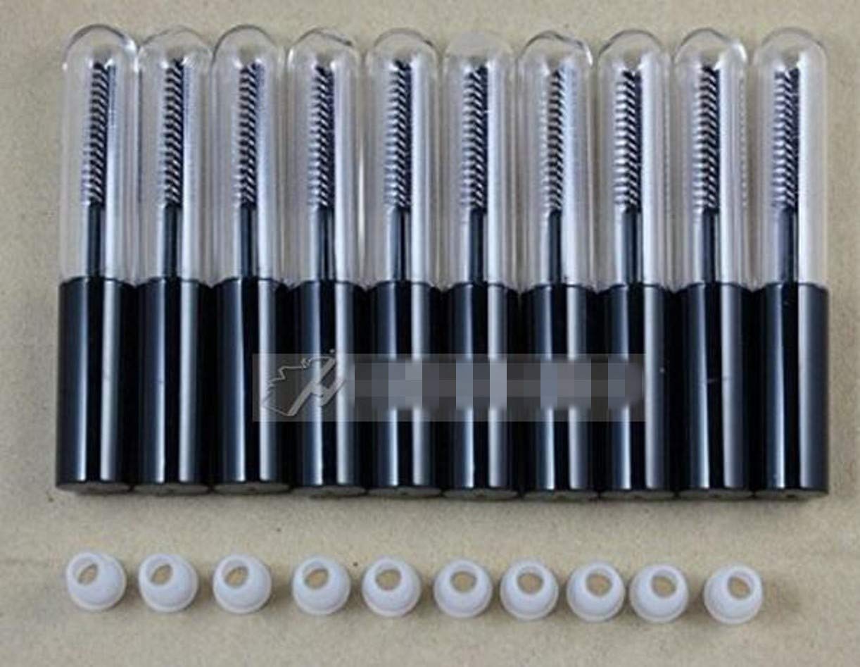 ZHONGJIUYUAN 3 Piece Empty Mascara Tube with Eyelash Wand and Rubber Inserts Set