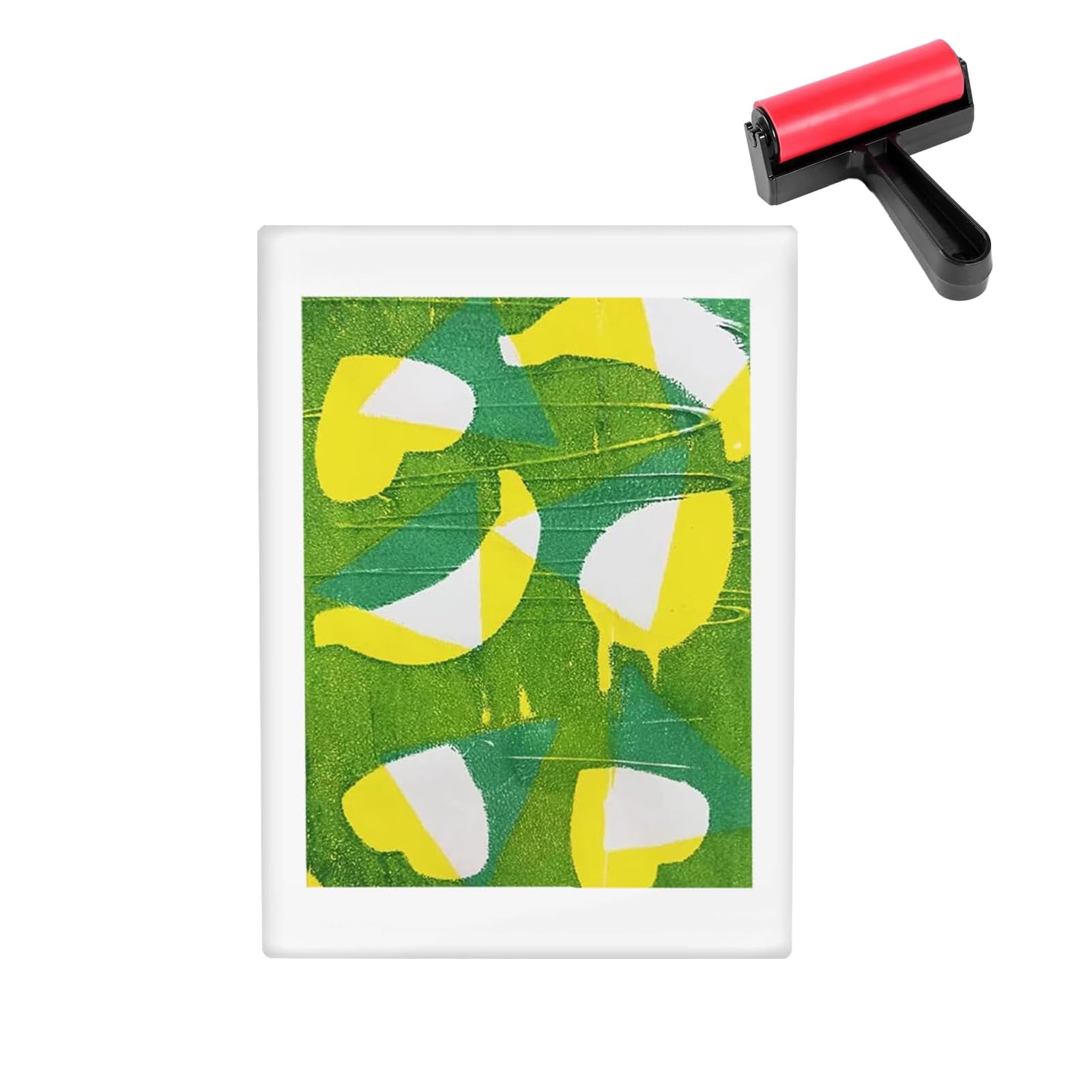 Piastra di stampa in gel, 8 x 10 pollici, piastra in gel impermeabile, piastra di stampa riutilizzabile, piastre in gel per arte e artigianato, diario, decorazione per la casa (A)