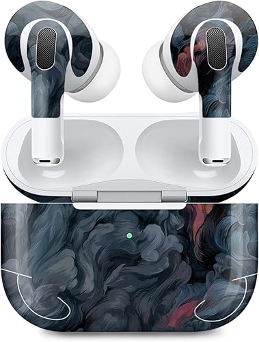 MightySkins Skin compatible con Apple AirPods Pro 2  Storm Cloud  Funda protectora, duradera y única de vinilo  Fácil de aplicar, quitar y cambiar