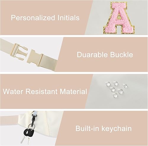 Miniatura 406 de MAXTOP - Cangurera cruzada grande con 4 bolsillos con cremallera, ideal para eventos deportivos, festivales, entrenamiento, viajes, correr y uso