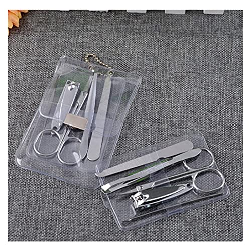 HONGYIFEI2021 Nagelset 5 STÜCKE DIG Ear Pick Löffel Messer Nageldatei Dienstprogramm Nagel Clipper Maniküre Kit… – Bild 7