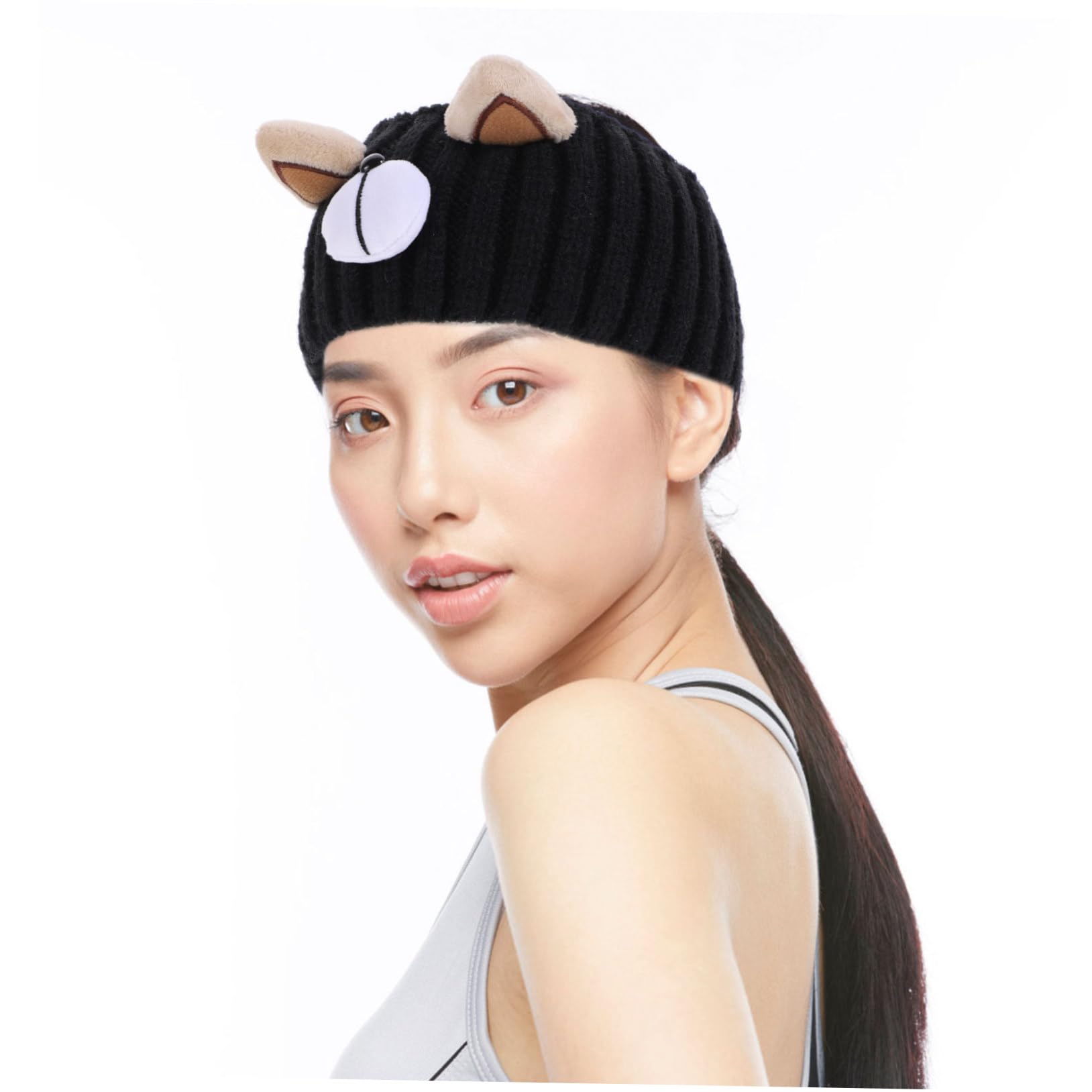 DOITOOL Diadema Tejida De 5 Uds Con Borde Ancho Chaqueta Miss Con Gorro Tejido Para Mantener El Calor