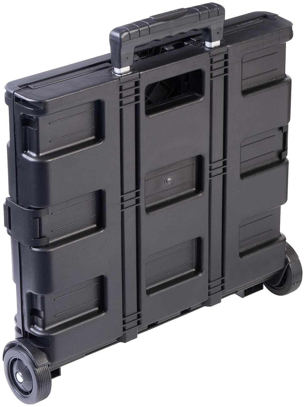Xcase Einkaufstrolley: 2er-Set klappbare Einkaufstrolleys, Teleskop-Griff, Deckel, 2 Rollen (Rollerwagen, Transporttrolley, Roller)