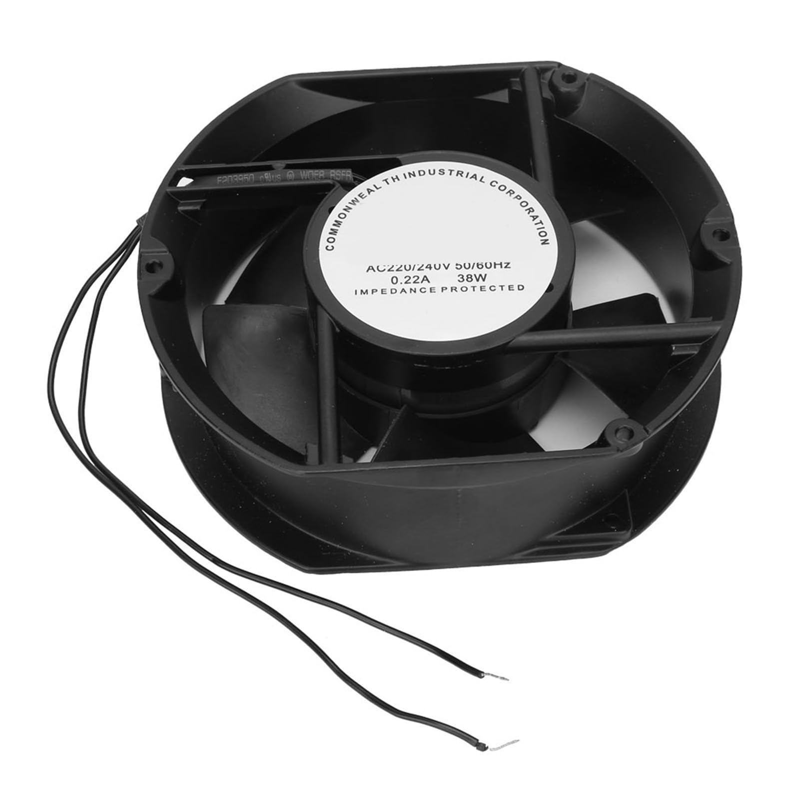 Ventilatore Assiale AC220V 38W Cuscinetto a Sfera Ovale Ventilazione e Raffreddamento 172x150x50mm 2700 3100 RPM