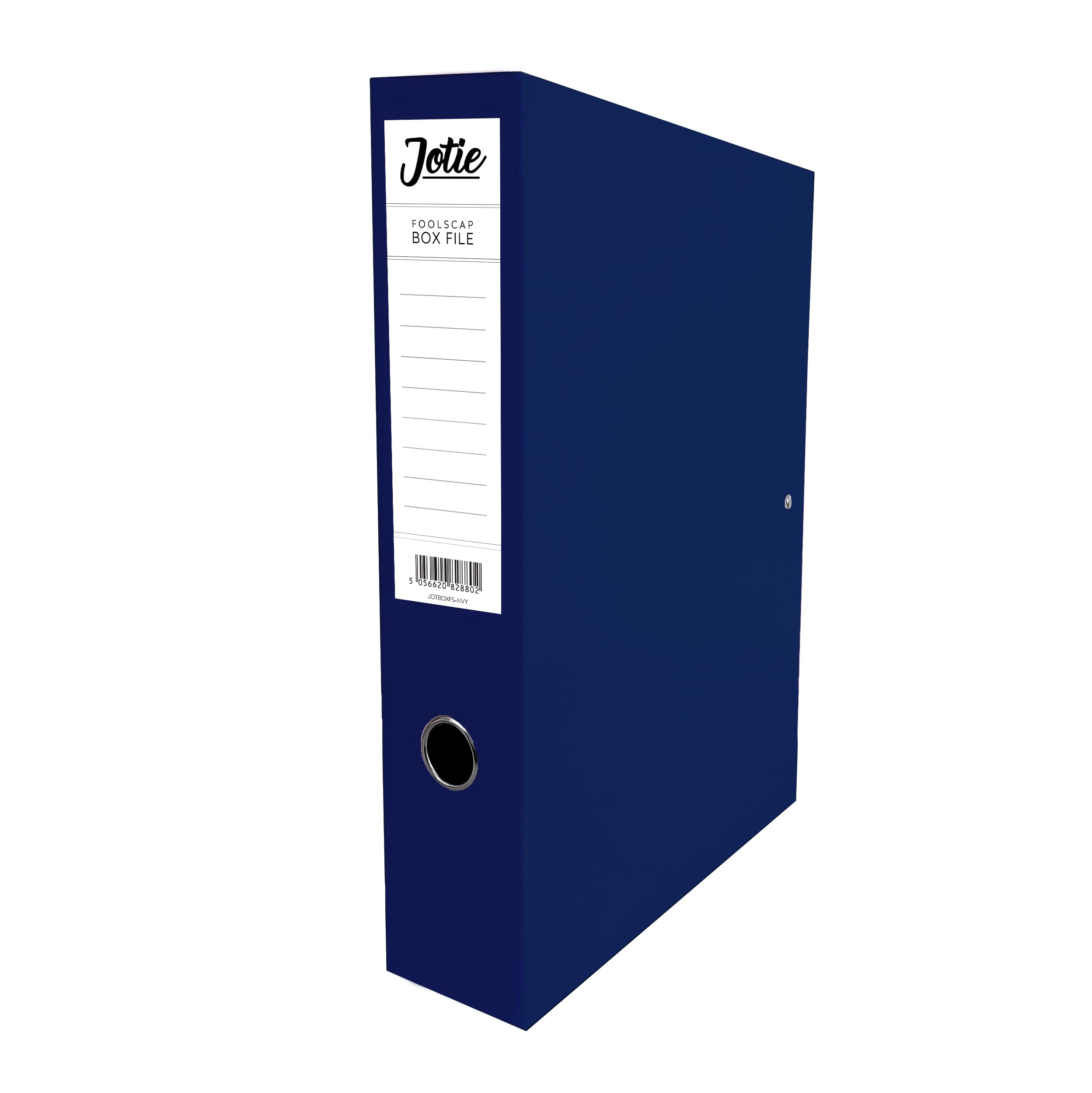 Box File with Lock Spring Ring Pull & Catch Glossy Finish 75mm Spine Ideal Document Organiser for Office School Paperwork Storage Foolscap Box Files