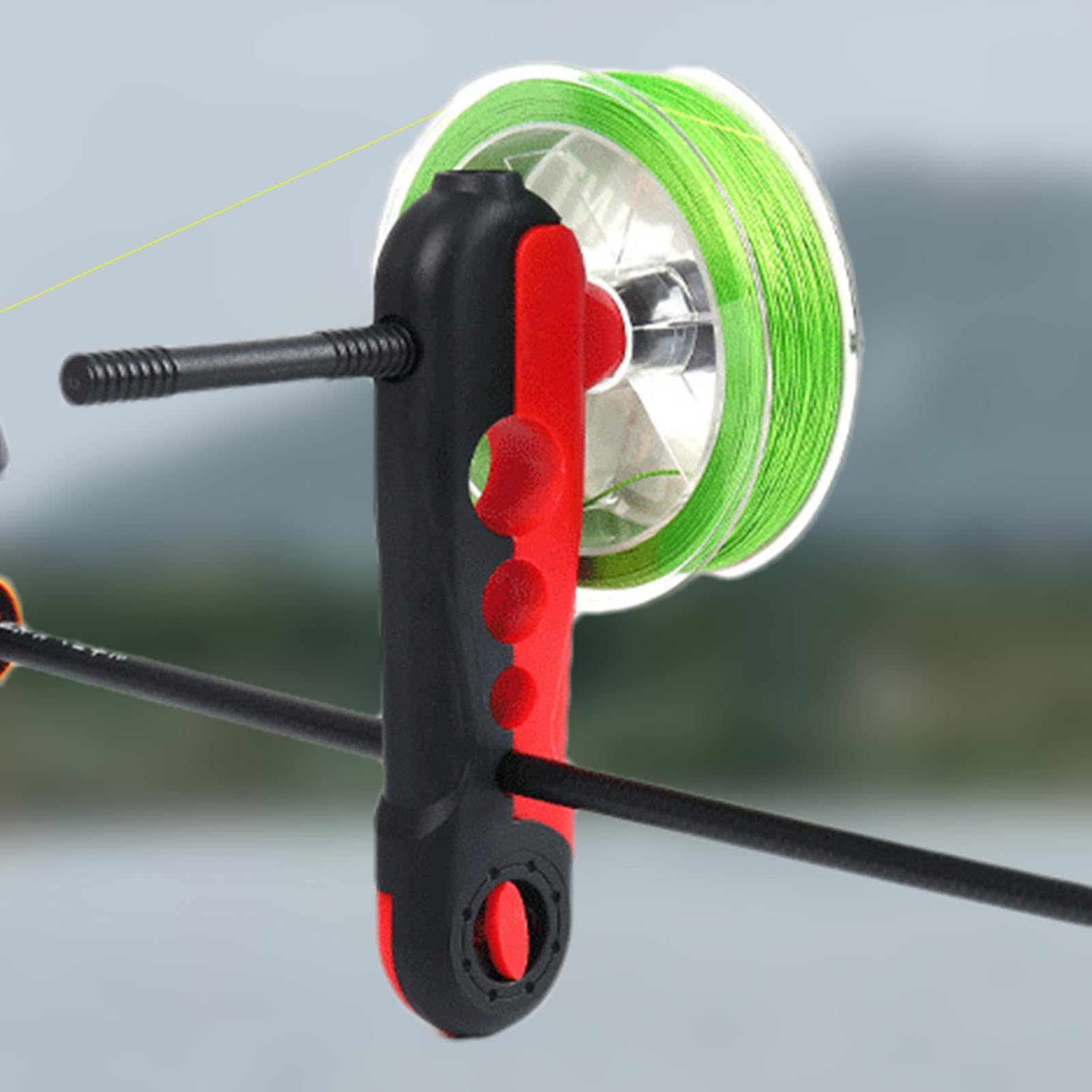 Attrezzo Caricamento Bobine Spooler Per Mulinello Da Pesca Portatile - Avvolgitore Lenza Regolabile Con 4 Fori | Fino A 500 Iarde Attrezzatura Pesca Mulinelli - 6