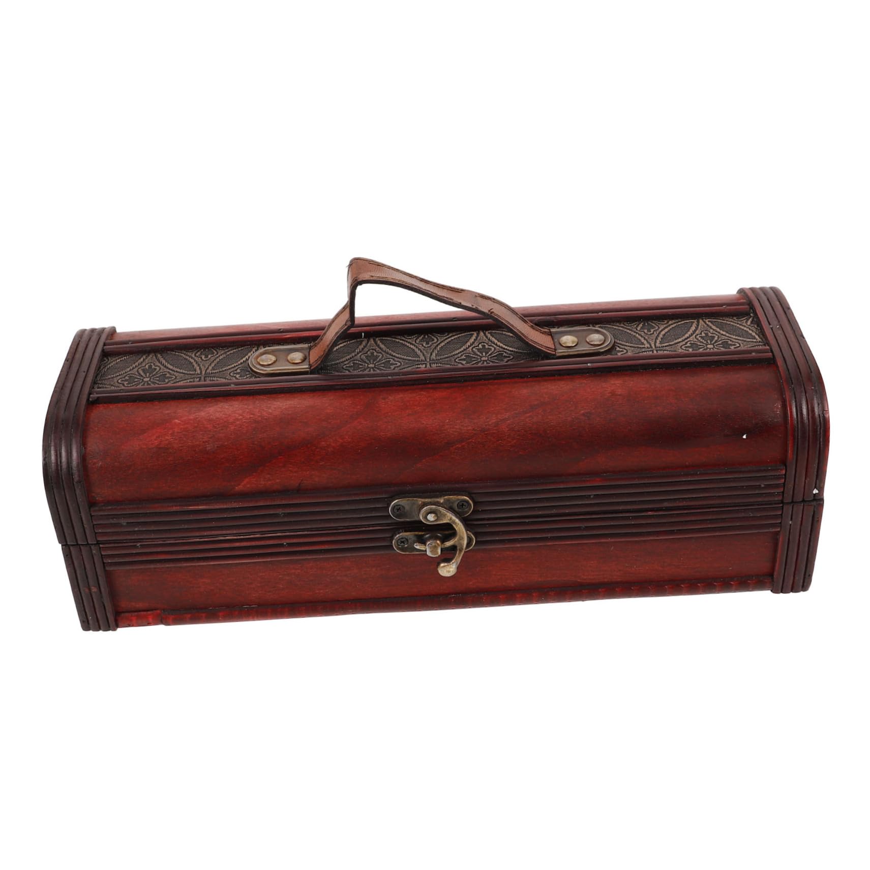 Coffret en Bois pour Vin Rouge, Boîte Rétro, Rangement Sûr