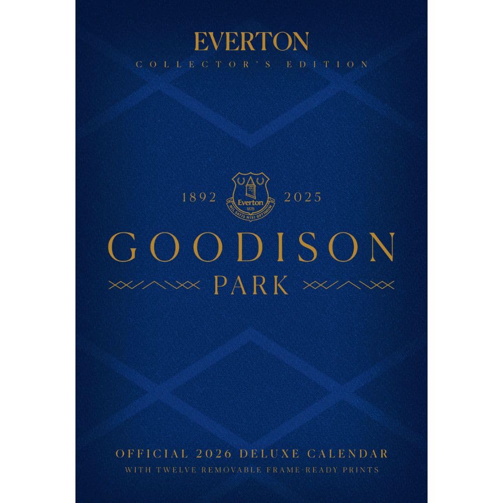 Everton FC Collector's Edition A3 Calendar 2026
