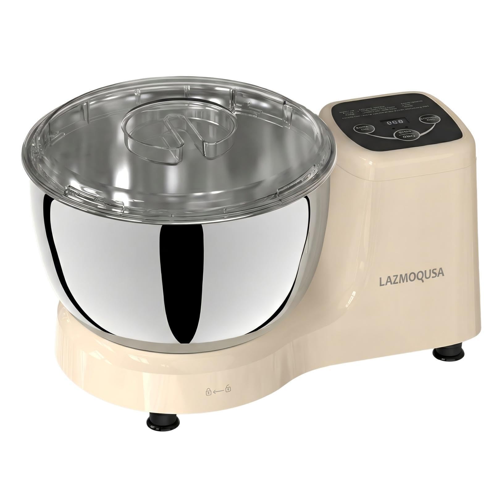 LAZMOQUSA Electric Dough Mixer Maker 5.5 QT,