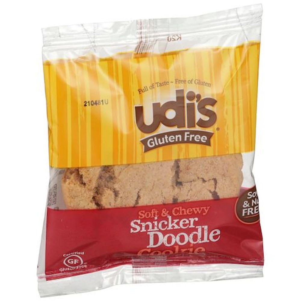 Udis Gluten Free Snickerdoodle Cookie, 1.7 Ounce -- 36 per case.