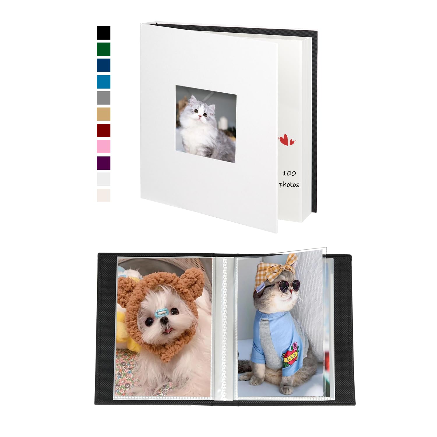 Miaikoe 10x15 Fotoalbum für Baby Familie Jubiläum Hochzeit