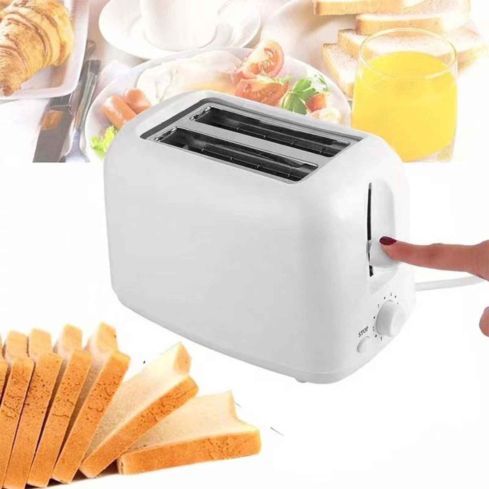 Amazon.com: Retro Toaster 2 Slice Bread Toaster With 6 Funcions