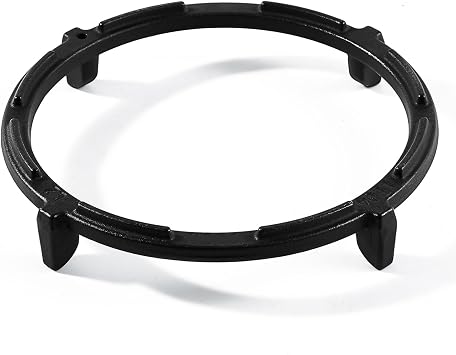 Allstare 7.8 Inches Diameter Cast Iron Wok Ring Replacement Parts for LG Gas Stove Range Round Bottom Wok Pans MDX64192501 Wok Stand LG Cooktop Grate Wok Holder Wok Support Rings Rack 1 Pack