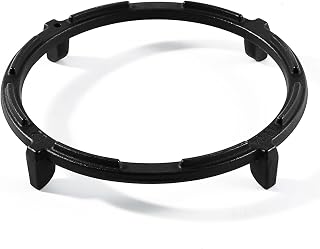Allstare 7.8 Inches Diameter Cast Iron Wok Ring Replacement Parts for LG Gas Stove Range Round Bottom Wok Pans MDX64192501 Wok Stand LG Cooktop Grate Wok Holder Wok Support Rings Rack 1 Pack