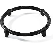 Allstare 7.8 Inches Diameter Cast Iron Wok Ring Replacement Parts for LG Gas Stove Range Round Bottom Wok Pans MDX64192501 Wok Stand LG Cooktop Grate Wok Holder Wok Support Rings Rack 1 Pack