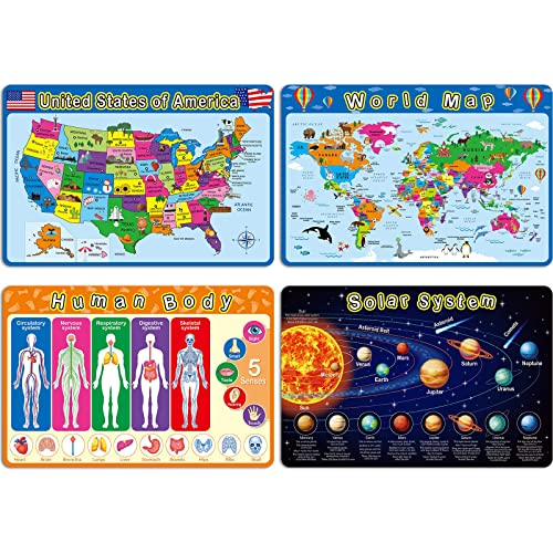 Best Kid's Educational Placemats Make Learning Fun and Tasty!