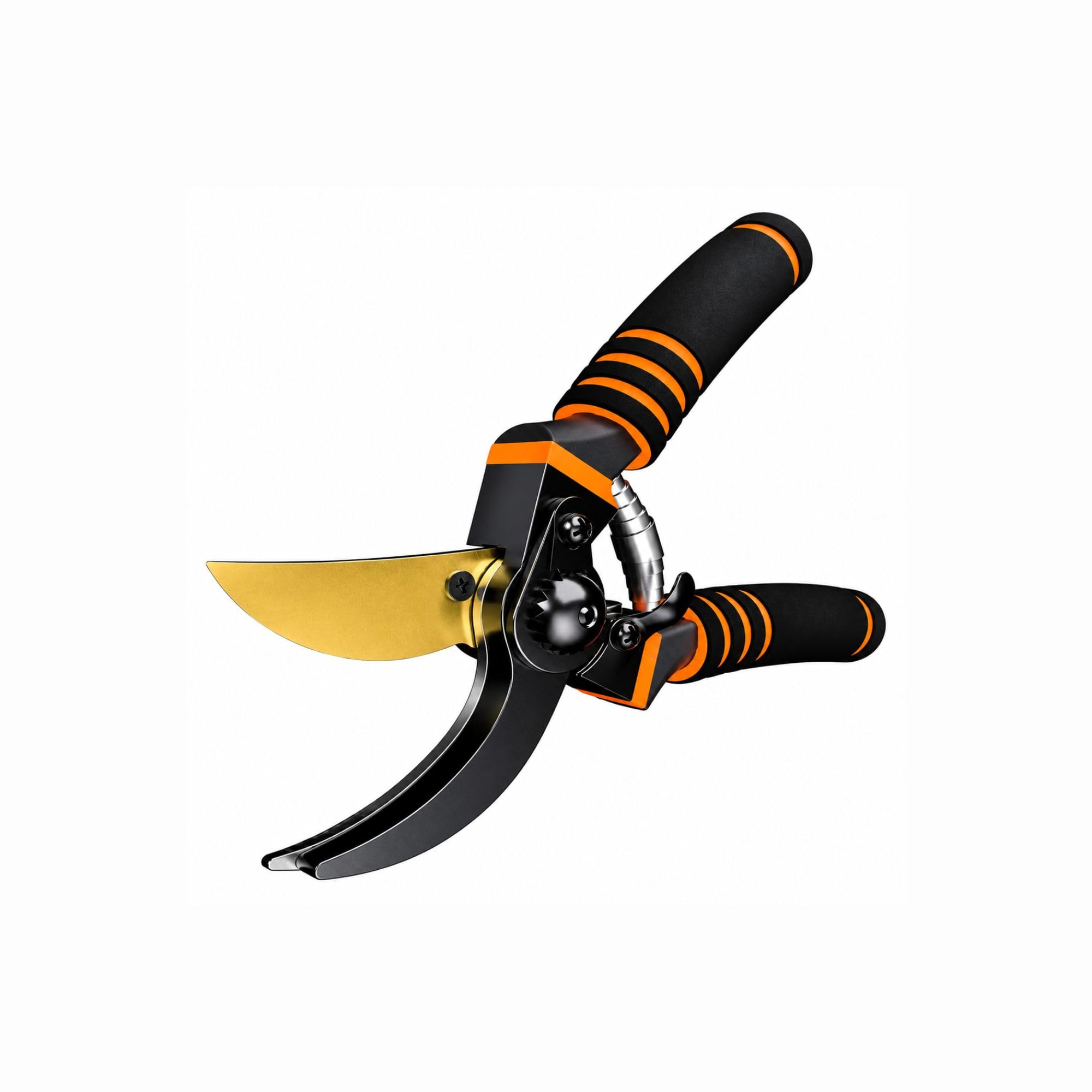 Optimal Products Pruner Shears Garden Secateurs, Gardening Pruning Shears,Scissors, Bypass Secateurs, Pruners For Branches, Hedges And Flowers Lopper Plant Pruning Trimming Knife Sharpener (Pruner Shears)