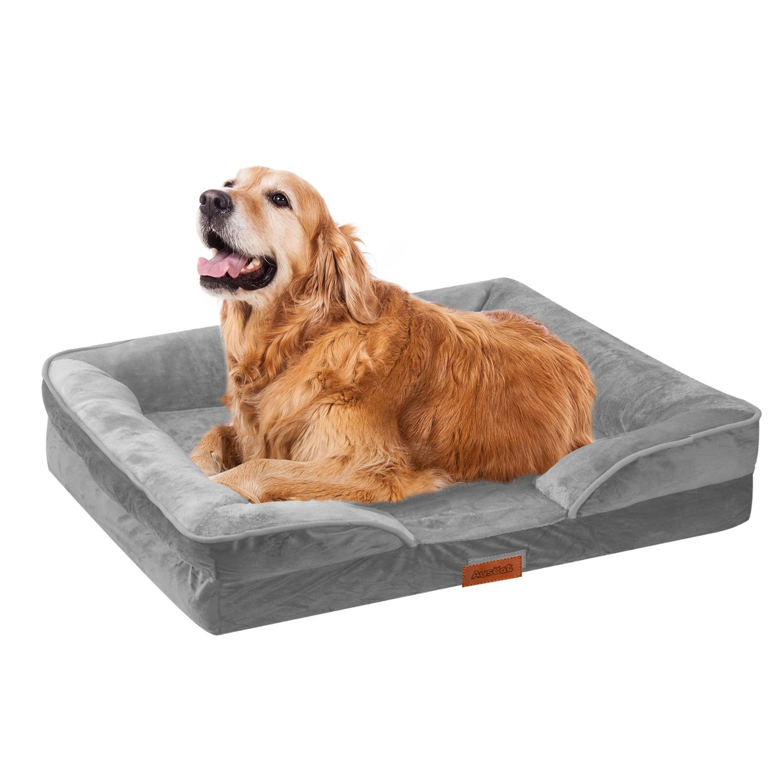 Amazon | AUSCAT 犬 ベッド 大型犬 通年 洗える ペットベッド 高反発