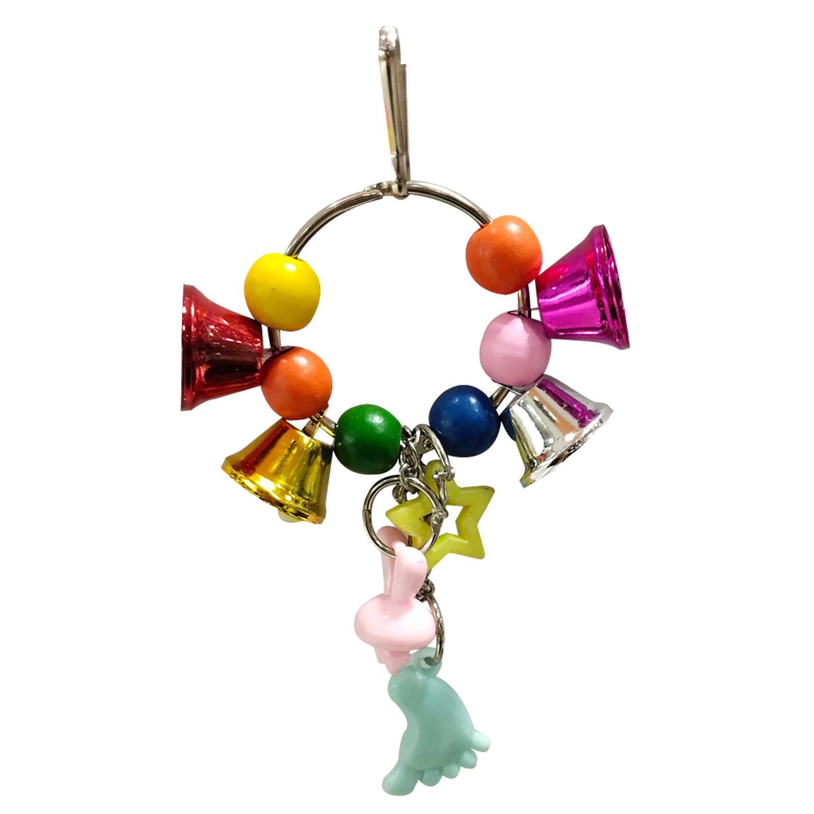 Emily Pets Natural Wooden and Chewing,Hanging Toy for Bird Style Multicolor (B08VJ1YJF4) Amazon Price History, Amazon Price Tracker