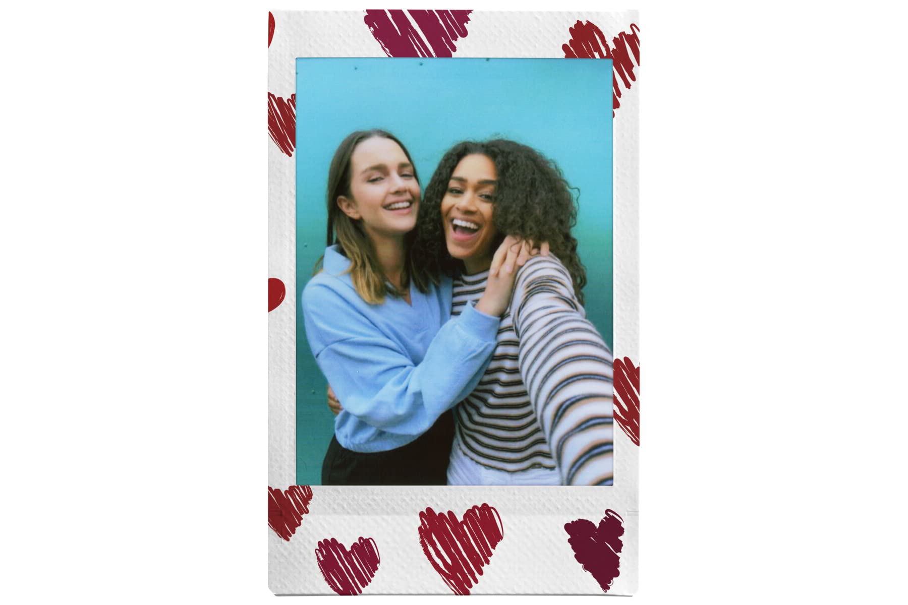 Fujifilm Instax Mini - Pellicola fotografica per schizzi a forma di cuore, confezione da 30