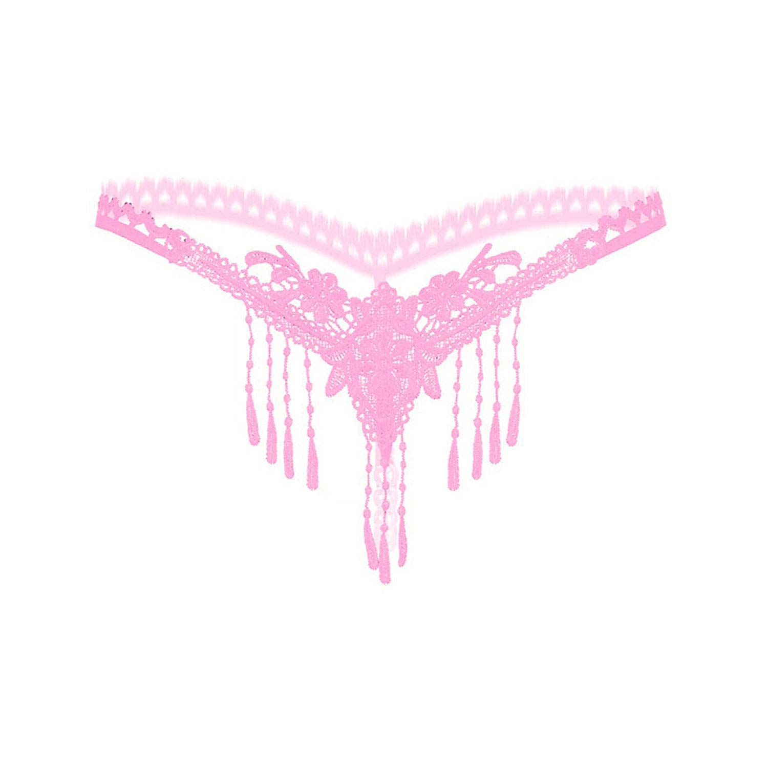 Woman's Nylon & Lace Thong Panties (Pack of 1)