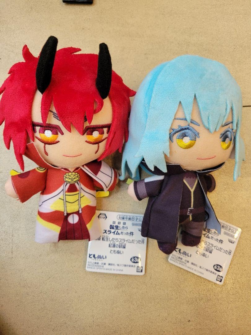 BANDAI - 転生したらスライムだった件　ともぬい　6点セット プライズ】「ともぬい」シリーズにリムル・ベニマル・ヒイロが
