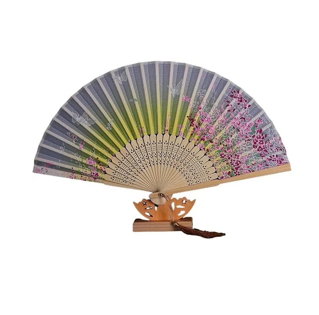 Abanicos de Mano Chino Abanico Abanicos De Mano Con Borlas, Tela De Seda Retro, Ventilador Plegable Portátil Para Mujer, Para Decoración Del Hogar, Eventos, Suministros Para Fiestas, Regalo Abanico Pl