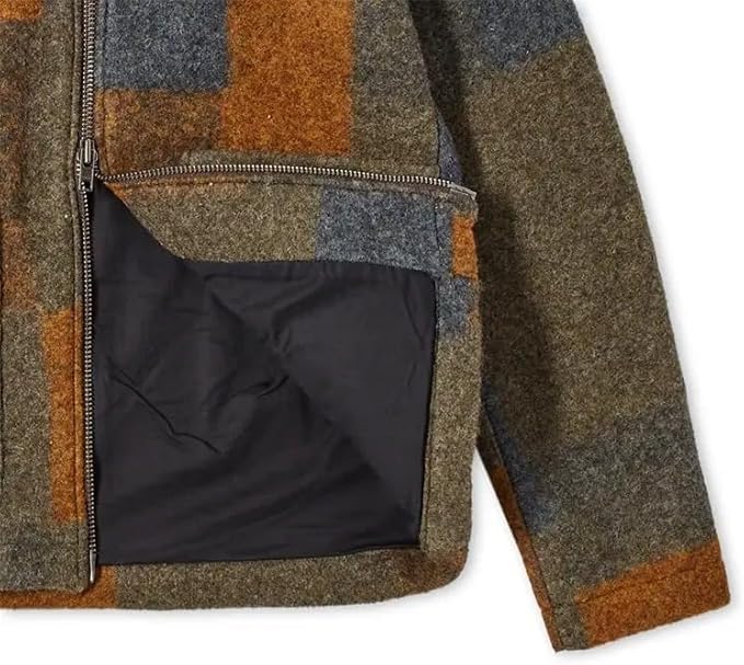 Jeremy Allen Brown Wool Blend Jacket3