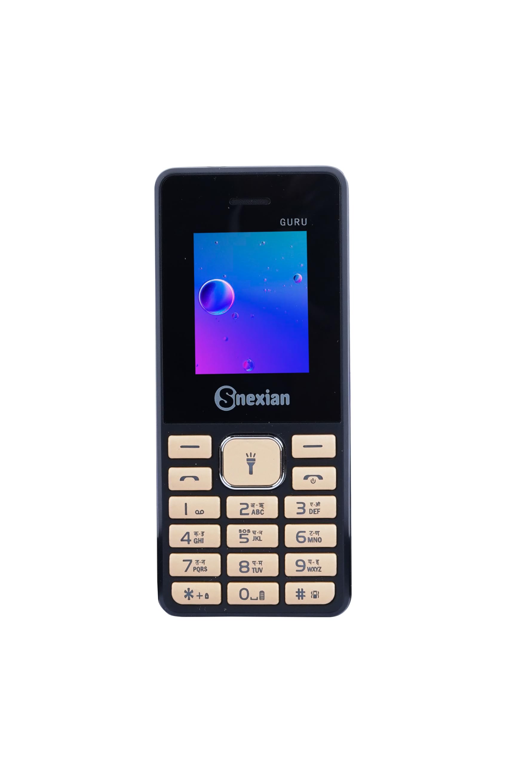 Snexian All-New Guru 220C Dual Sim |Keypad Mobile| with 1.8" Display | Voice Changer | Auto Call Recording | Long Lasting Battery | Wireless FM | Digital Camera | Feature Phone | Torch | Black-image-6