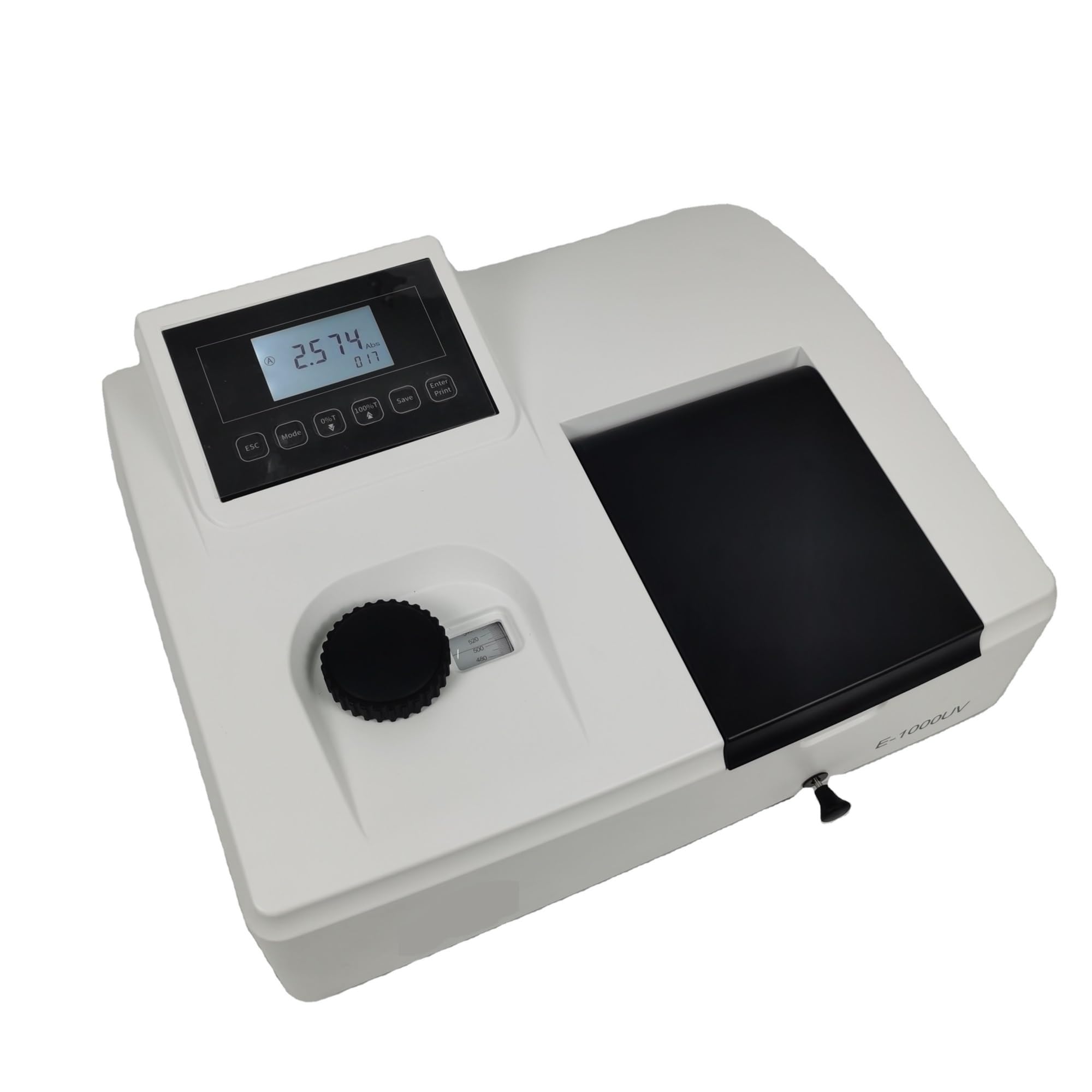 Merhovo Nero Colorimeters, 190-1020Nm Single Beam Photometer Manual Spectrometer Visible Spectrophotometer Uv