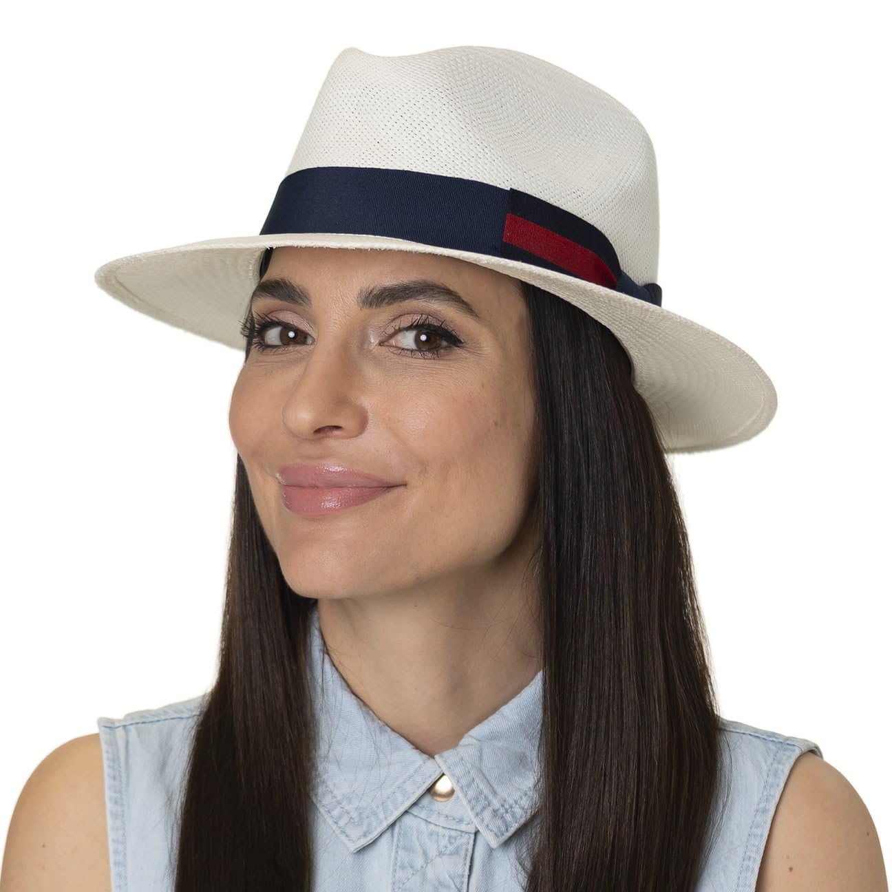 Stetson Vondrio Traveller Panamahut Hut klassischer Stil UV-Schutz 40+ Made in Ecuador Unisex Frühjahr Sommer