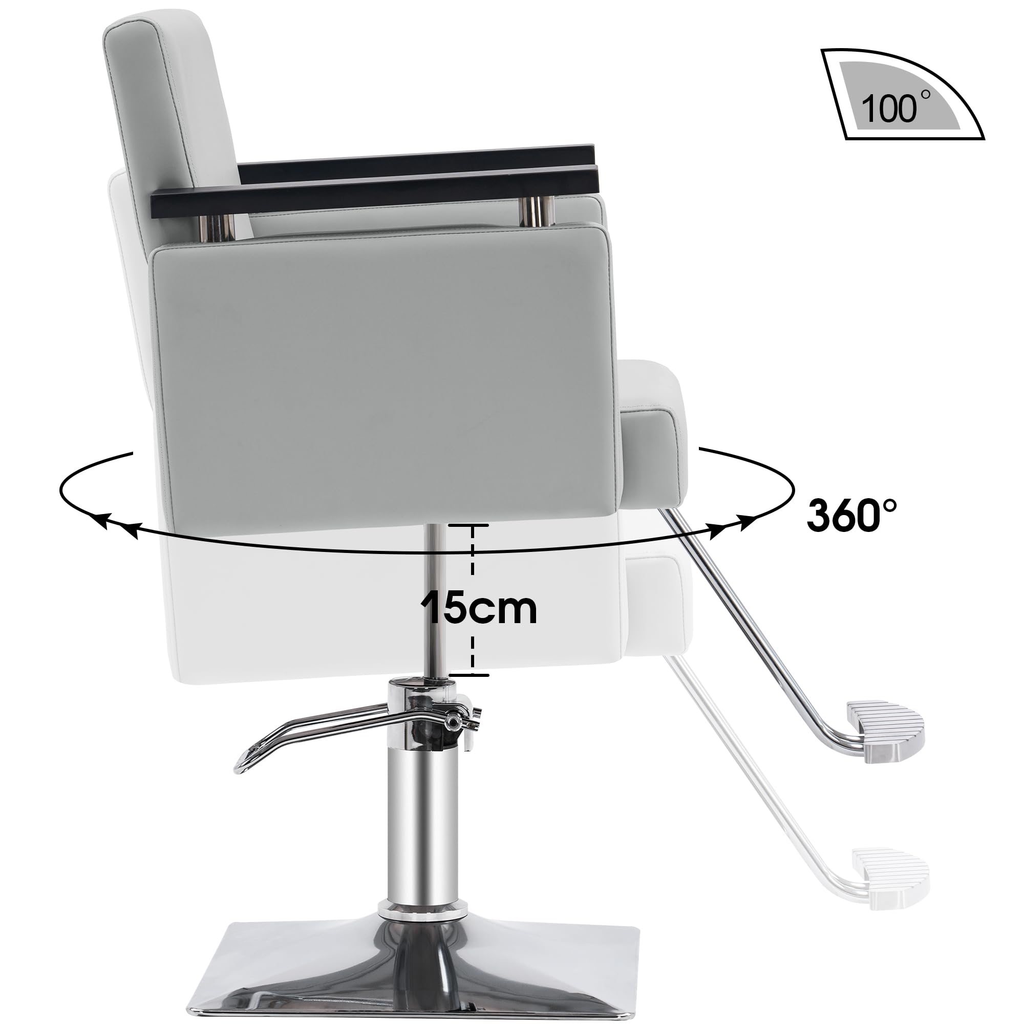 BARBERPUB Salon Chair 6154-8803EY サロンチェア BARBERPUB Salon