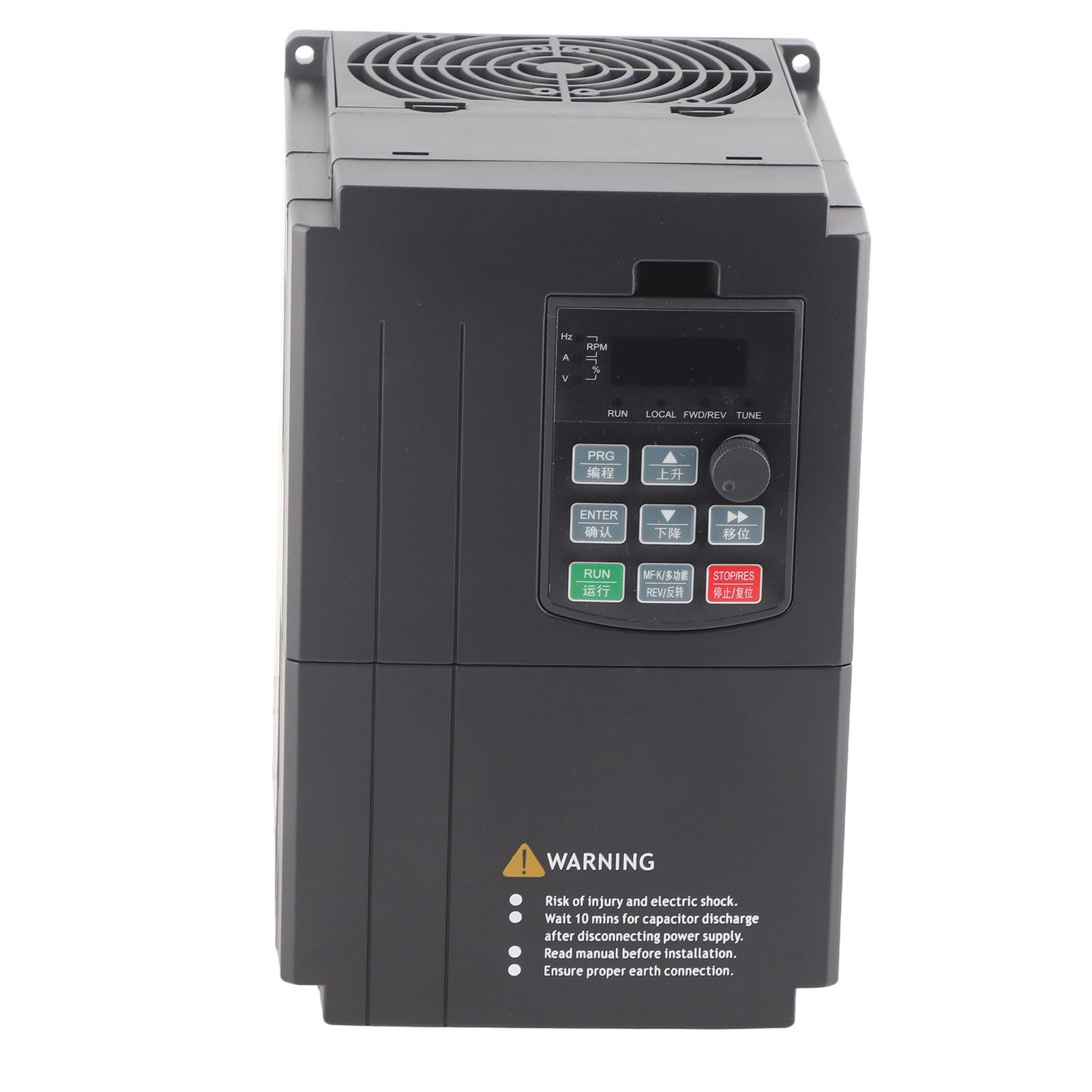 FTVOGUE Inversor de Frecuencia Variable, Material de PC, Controlador VFD de 15 KW para Motores Eléctricos de 380 V para Aplicaciones Industriales