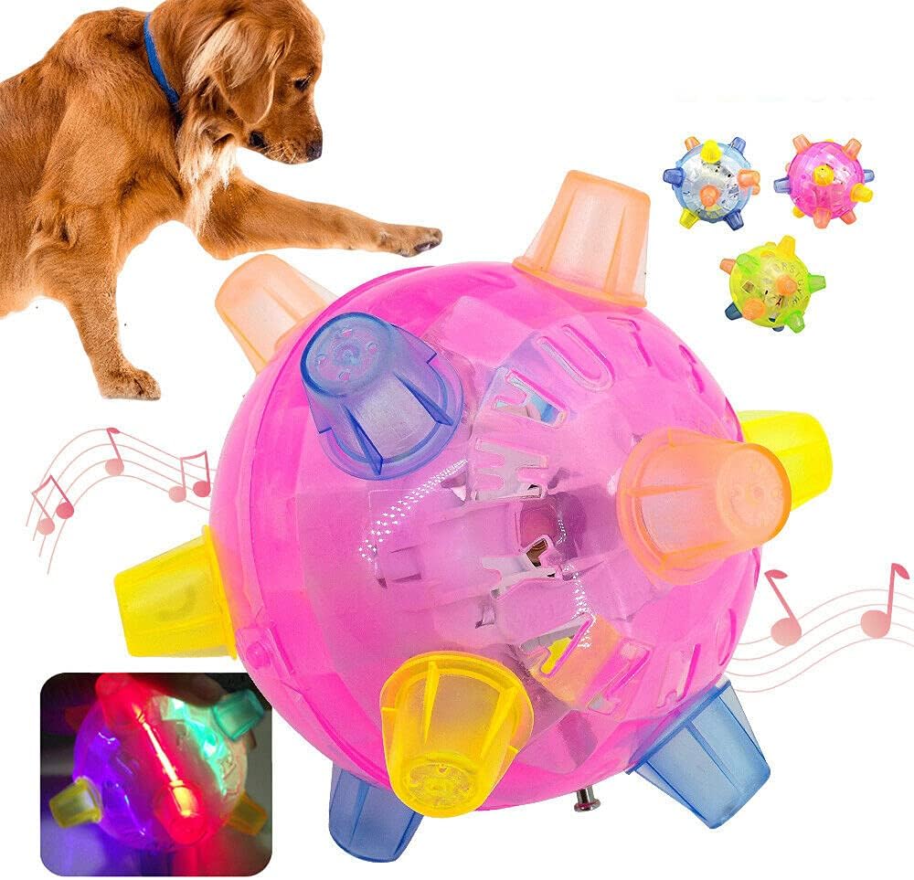 AJIE Flashing Pet Dog Ball,Light Up Dog Balls Ecuador