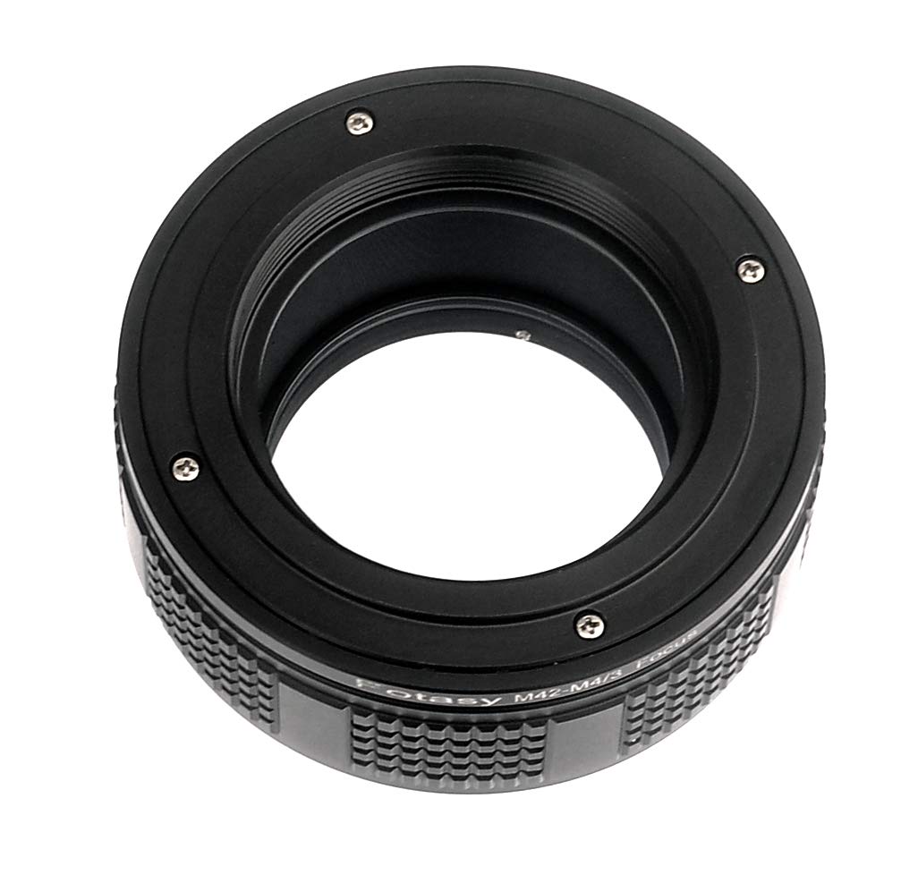 Fotasy M42 Objektiv auf M4/3 Fokussierung Helicoid Adapter, MFT Mount Makro Helicoid Tube, kompatibel mit Panasonic G9 GH5 II GX8 GX9 GX850 G95 G100 Olympus E-M1 E-M5 E-M10 I II III E-PM2 E-PM1 Pen-F