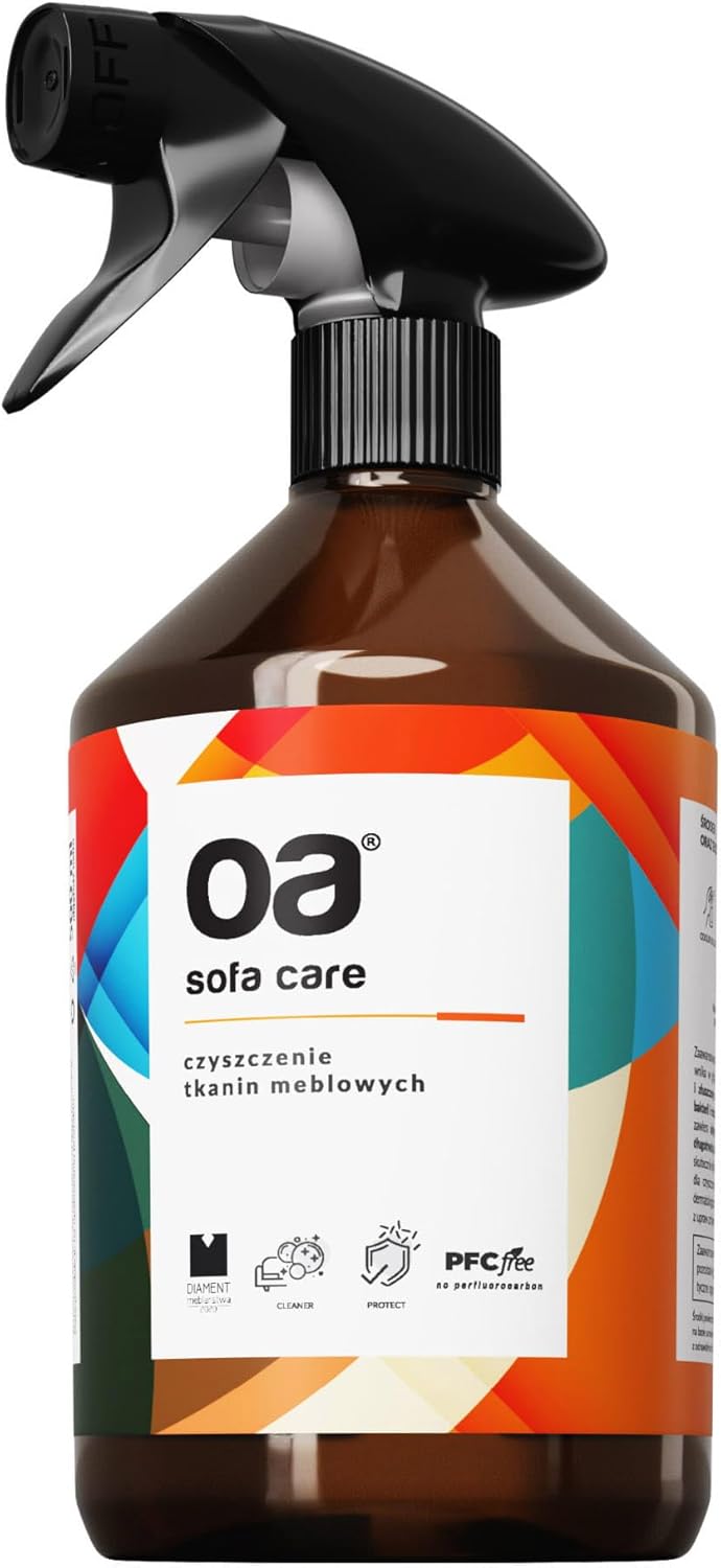 OA Sofa Care Upholstery Cleaner Sofas Stain Removers Carpets Removes Stains and Refreshes Spray 500ml