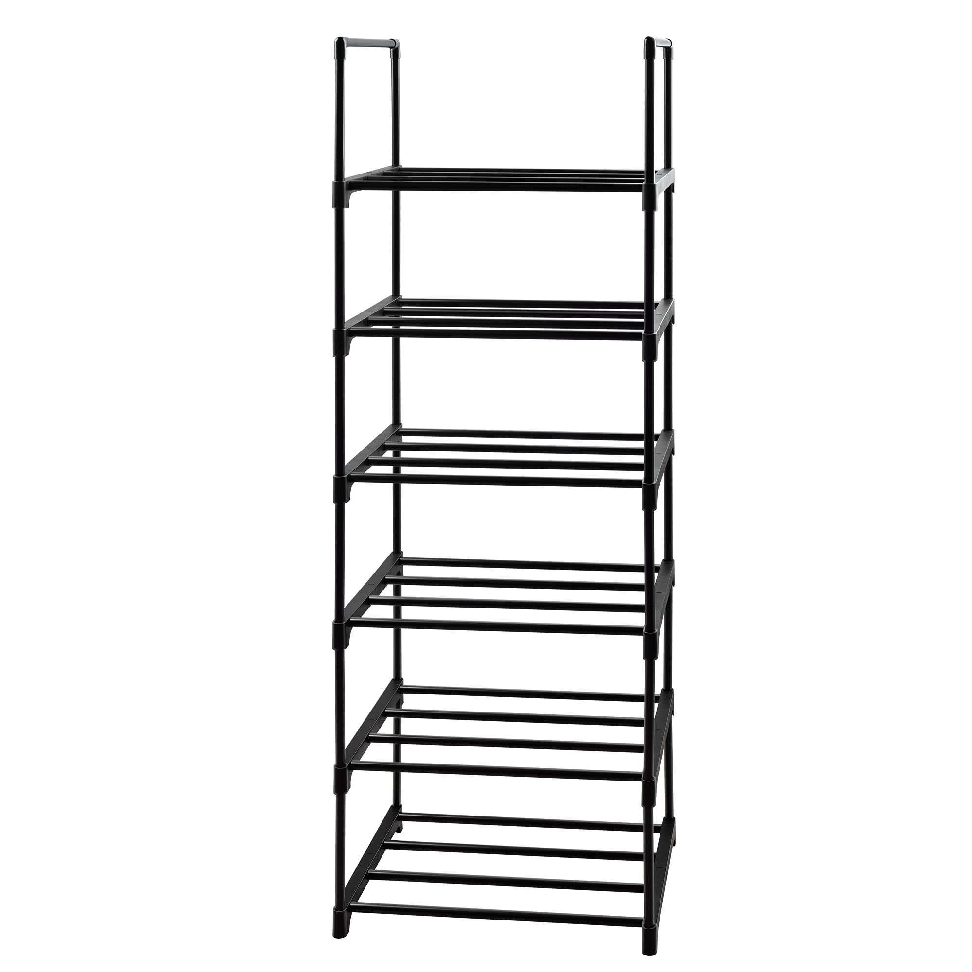 Easyhouse 6 Tier Tall Shoe Rack for Closet Entryway, Metal Sturdy Shoe Shelf Storage Organizer