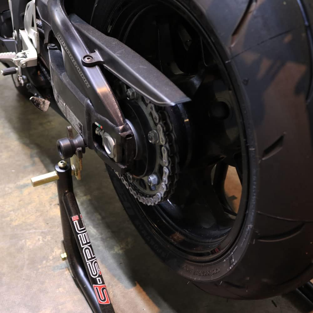 Shogun USA Made Hon Swing Arm Swingarm Spools Black CBR600RR 03-06 CBR954 RC51 CBR1000RR Suz GSXR600 GSXR750 GSXR1000 GSX1300R SV650/S SV1000/S TL1000 GSX-S1000/F KATANA - 701-0309