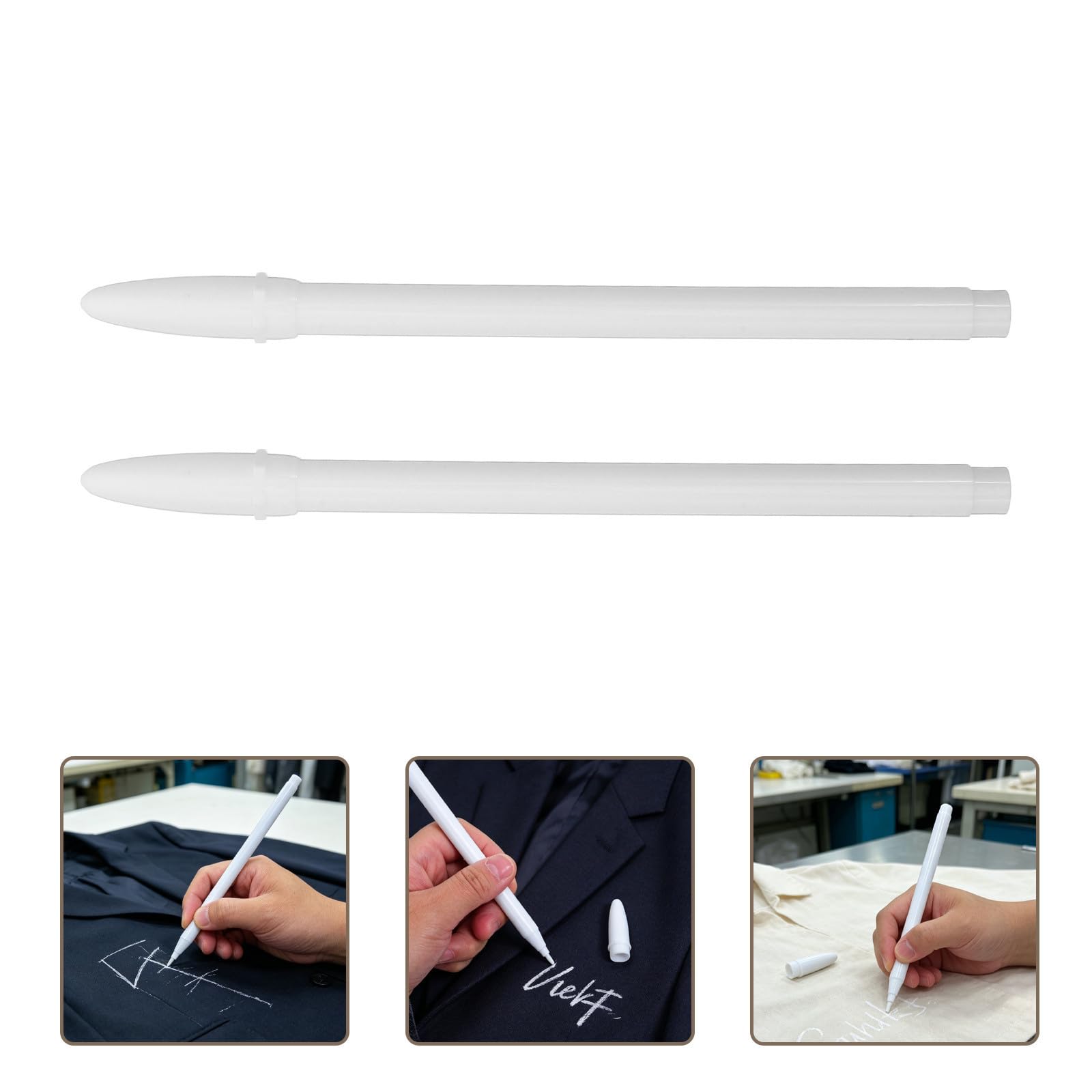 SEWACC 50 Piezas Marcadores de Tela Lavables Tinta Soluble en Agua para Marcar Ropa de Seda y Prendas, 10 Bolígrafos Rápidos de Secado para Costura y Acolchado en Taller