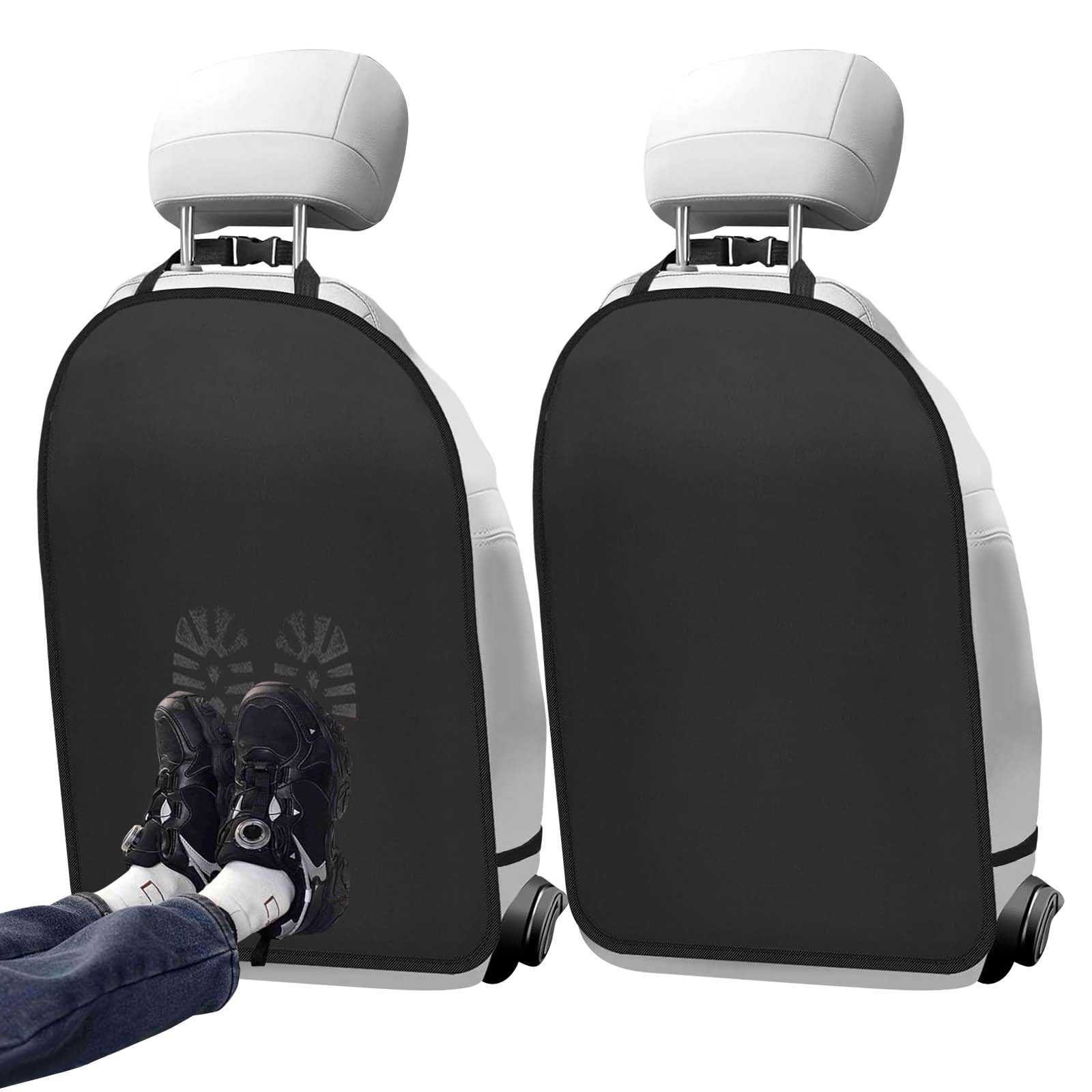 2 Stück Rückenlehnenschutz Auto, Anti-Kick-Bezug für die Auto-Rückenlehne Autositz Schutz Rückseite, Wasserdichte Kinderschutzbezug für den Rücksitz, Leicht zu Reinigender Schutz Autositz Rückenlehne
