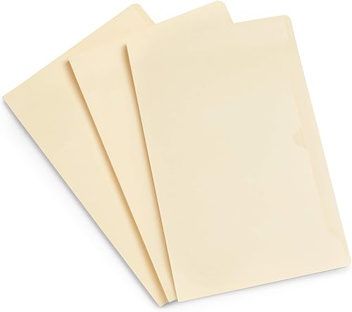 Miniatura 4 de Blue Summit Supplies Archivadores Manila de 2 pulgadas, pestaña de corte recto reforzado, bolsillo de expansión de 2 pulgadas, tamaño legal, paquete