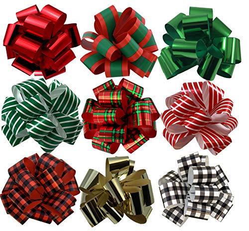 Christmas Gift Wrap Pull Bows - 5