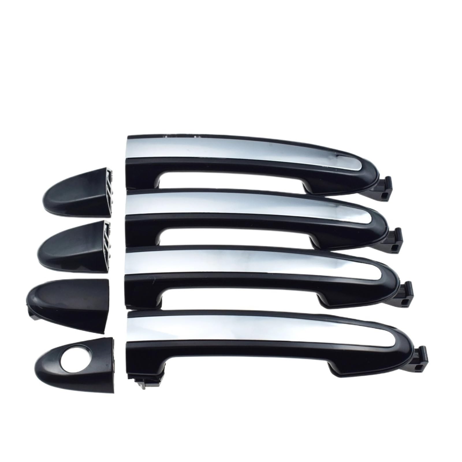 HILLAR Door Outer Handle for Hyundai for Santa Fe 2.4L 3.5L 2007-2012 Exterior Door Handle 826512B000 826612B000 836512B000(Front Rear Kit)