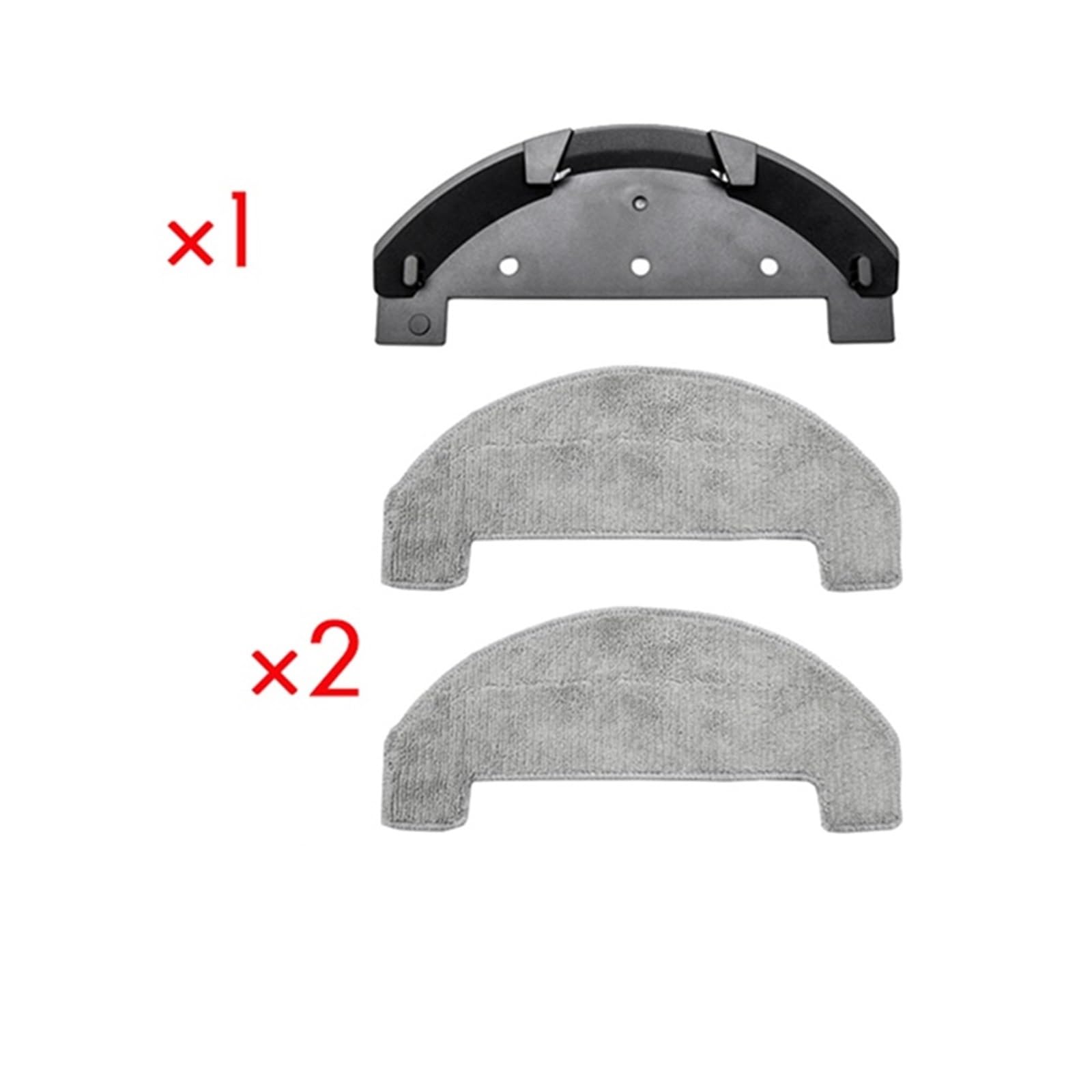 Supporto con Panno for mocio, Compatibile con Ultenic D10/T10/Q8/Q8, Parti di Ricambio for aspirapolvere Robot