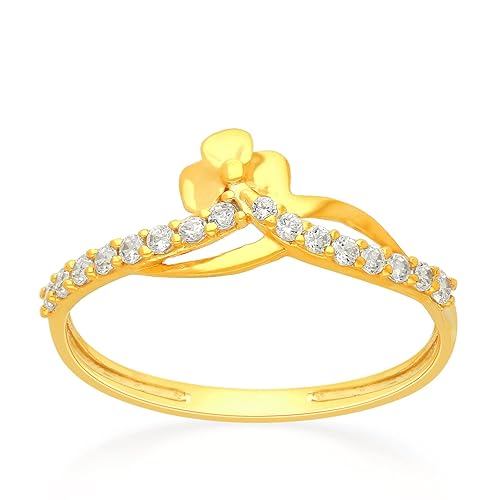 22 KT (916) purity Yellow Gold Malabar Gold Ring SKG232 for Women