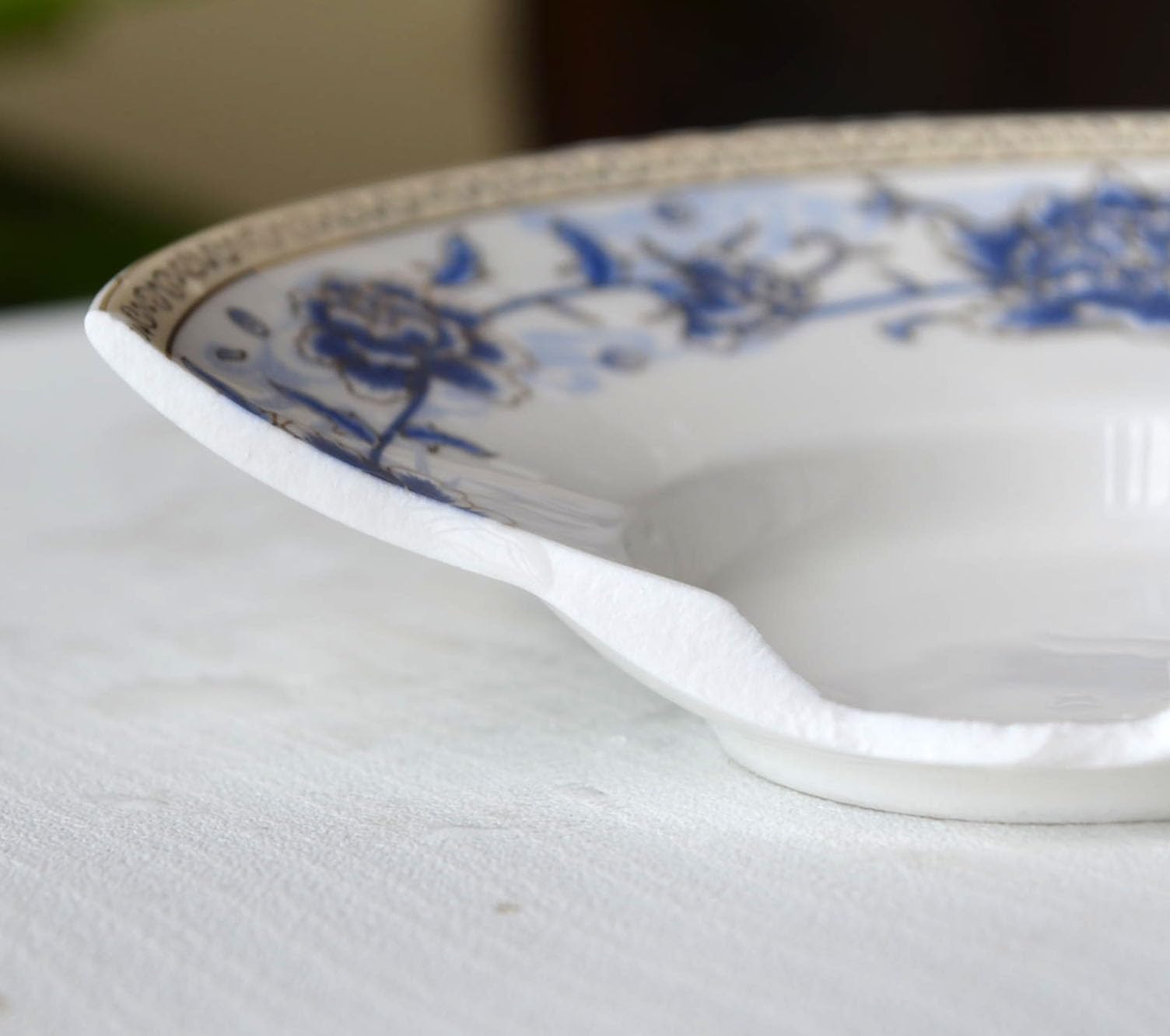 Gaiwan 150 ml niebiesko-biała porcelanowa filiżanka do herbaty Sancai zestaw spodków do herbaty lotos (200 ml lotosu)