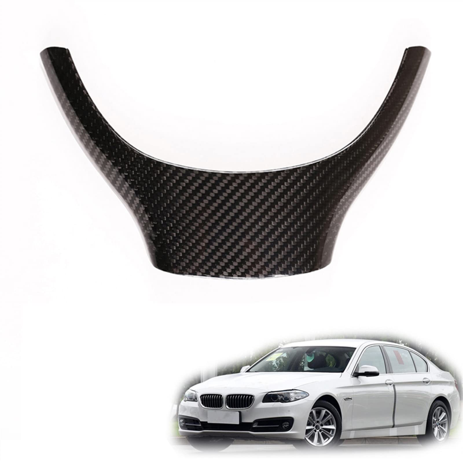全3色 BMW カーボンファイバー ステアリング トリム カバー BMW M2 F87 