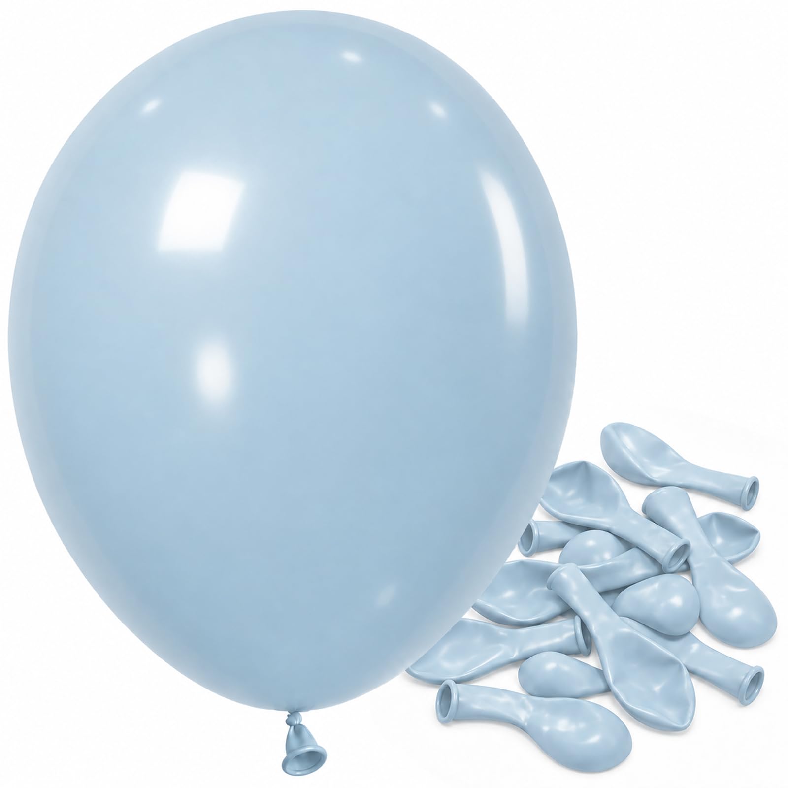 Jobkoo Blue Balloons 5 Inch, Mini Small Dark Royal Blue Balloon