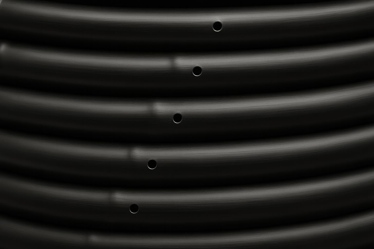 Tuyau d'arrosage goutte à goutte - 16 mm - Espacement de 33 cm 150m noir
